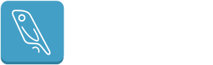 Reedsy Logo - White type with icon inside blue box to left