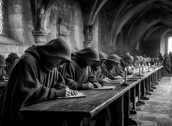 Working hard to publish books the old fashioned way